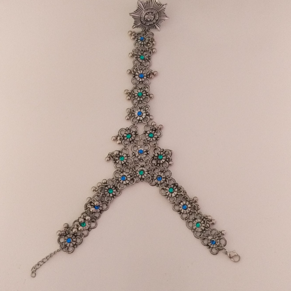 Hand chain + ring - Picture 2 of 4